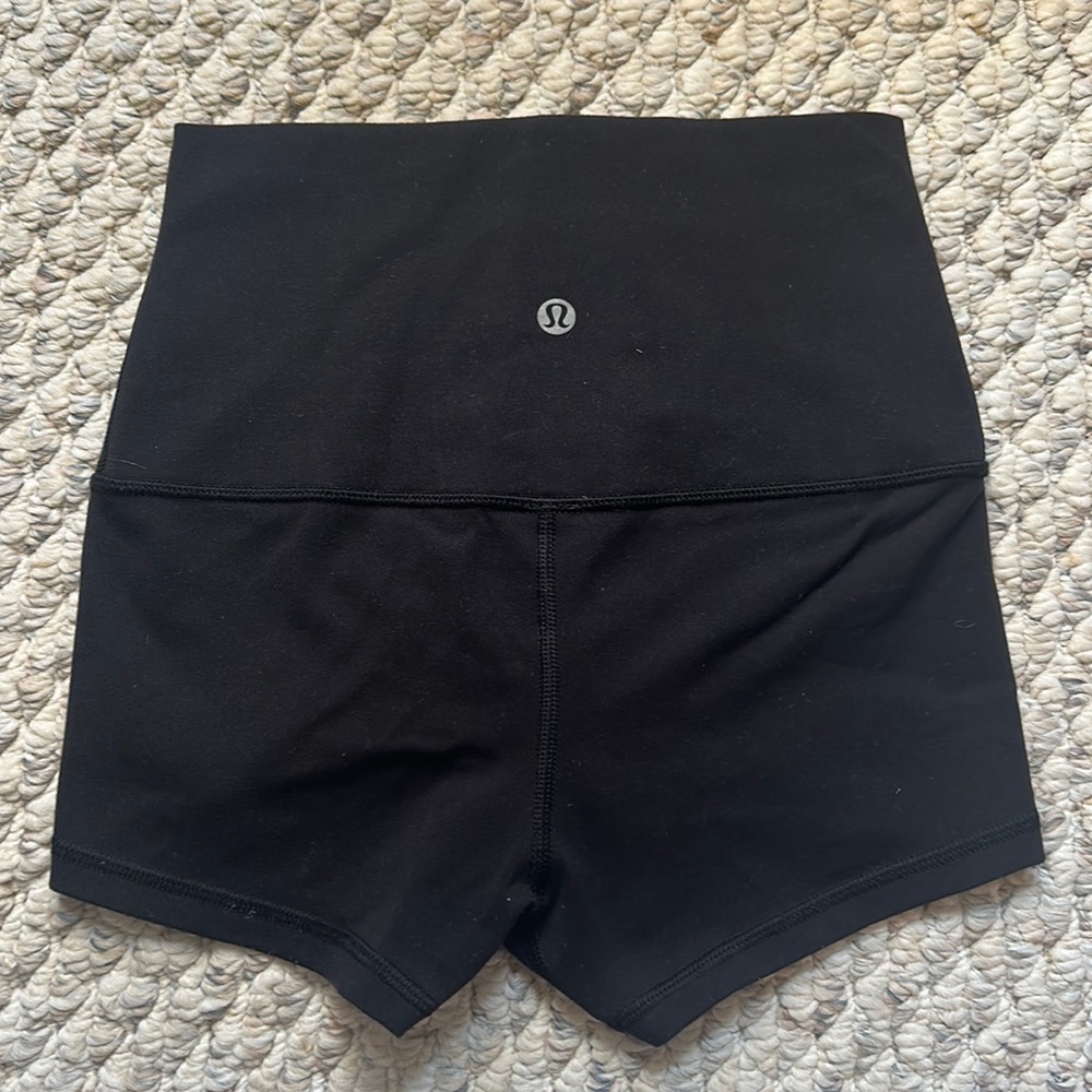 Lululemon Highrise Align 2” fold over shorts